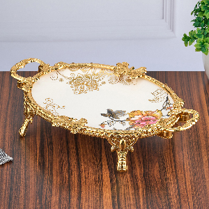 Фруктовницы фарфор в металлической оправе